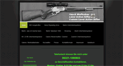 Desktop Screenshot of hauck-waffenbau.net